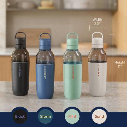 Sodastream Fizz & Go™ Easy Mix Insulated Stainless Steel Bottle Storm Blue 23.7 oz - Reward