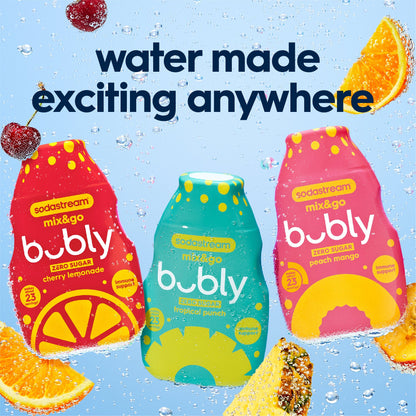 Sodastream mix&go™ bubly™ Cherry Lemonade Liquid Water Enhancer 3 Pack 3 x 92ml - Reward