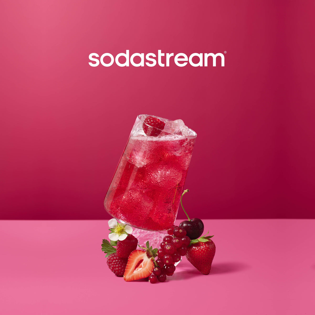 Sodastream MTN DEW Code Red Cherry Zero Sugar Drink Mix 4 Pack 440ml