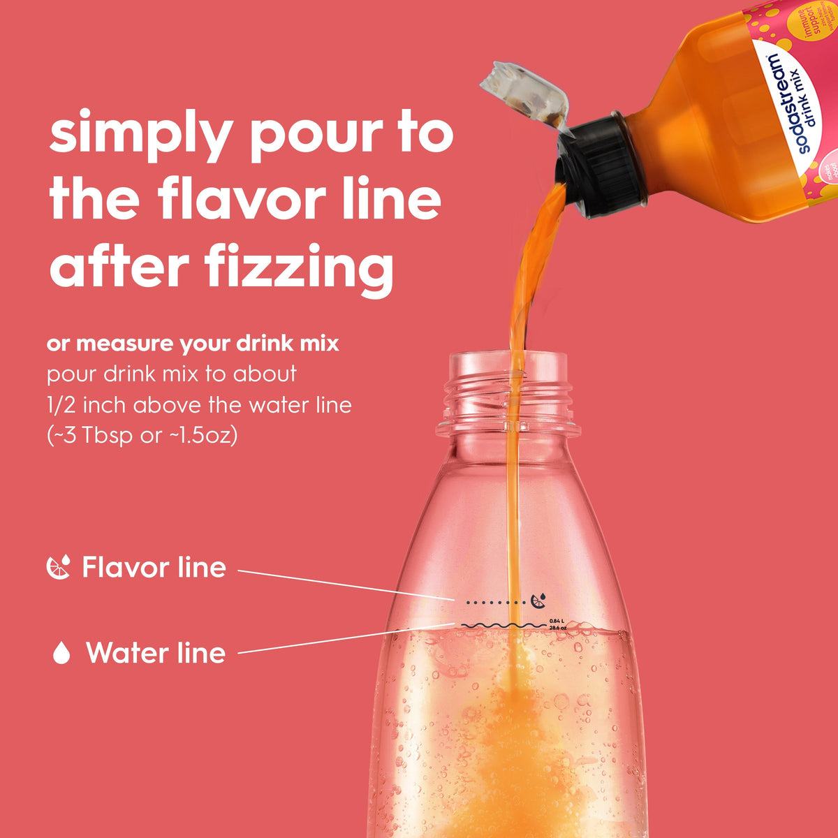 Sodastream bubly burst® Peach Mango Drink Mix 440ml