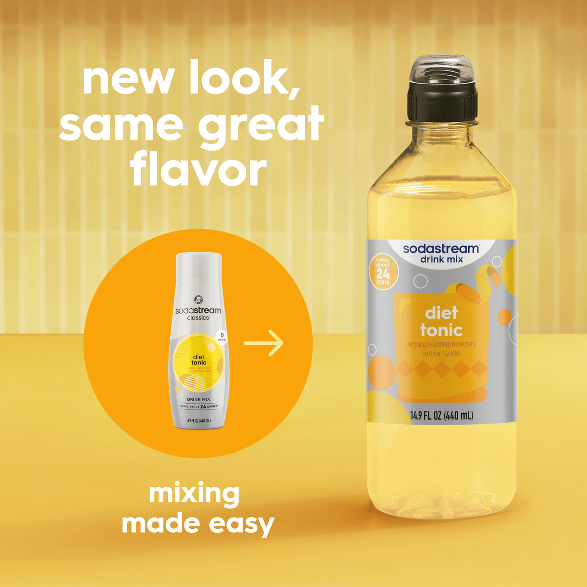 Sodastream Classics® Diet Tonic Drink Mix 4 Pack 440ml