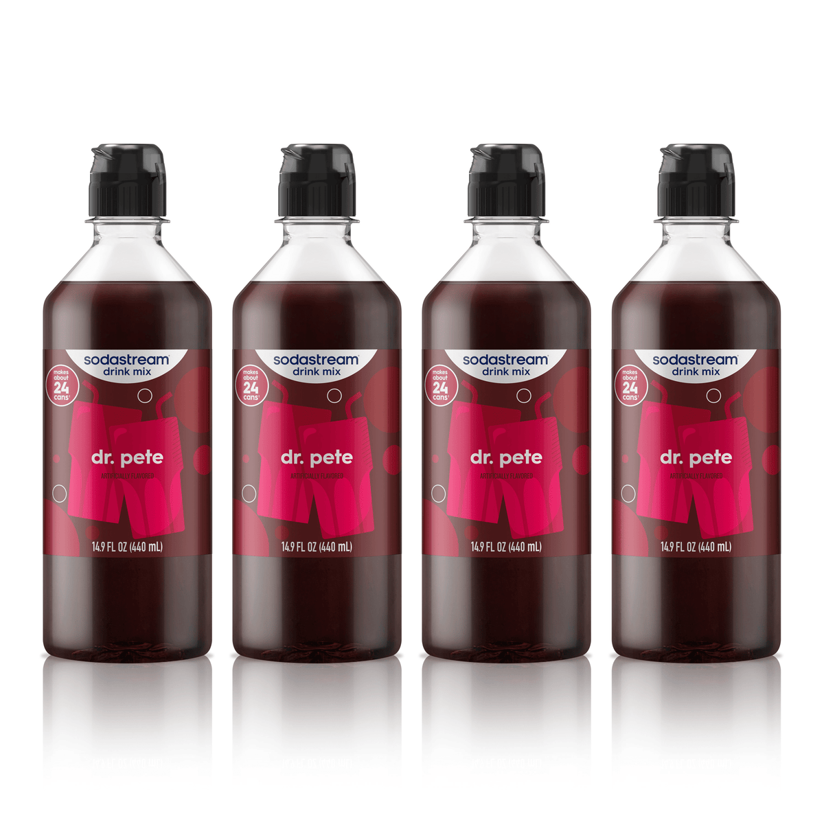Sodastream Classics® Dr. Pete Drink Mix 4 Pack 440ml