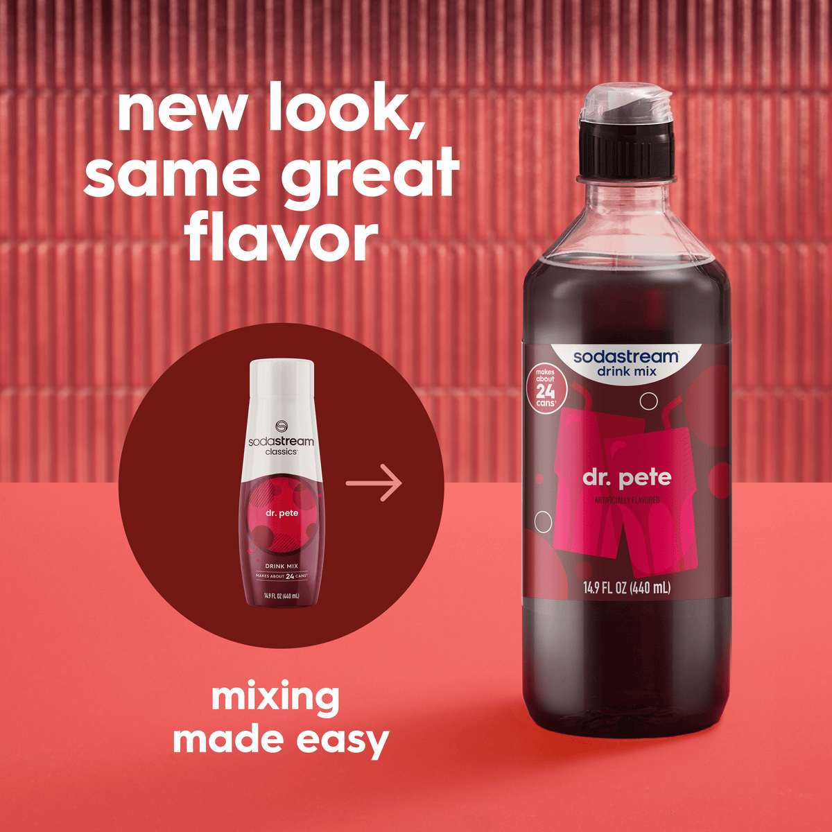 Sodastream Classics® Dr. Pete Drink Mix 4 Pack 440ml