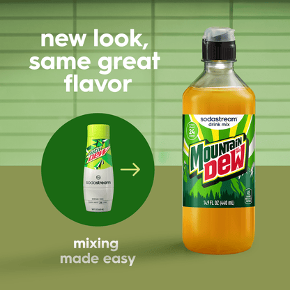 Sodastream MTN DEW Drink Mix 4 Pack 440ml