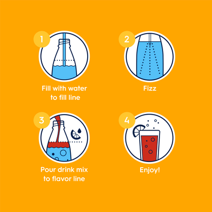 Sodastream MUG® Root Beer Drink Mix 4 Pack 440ml