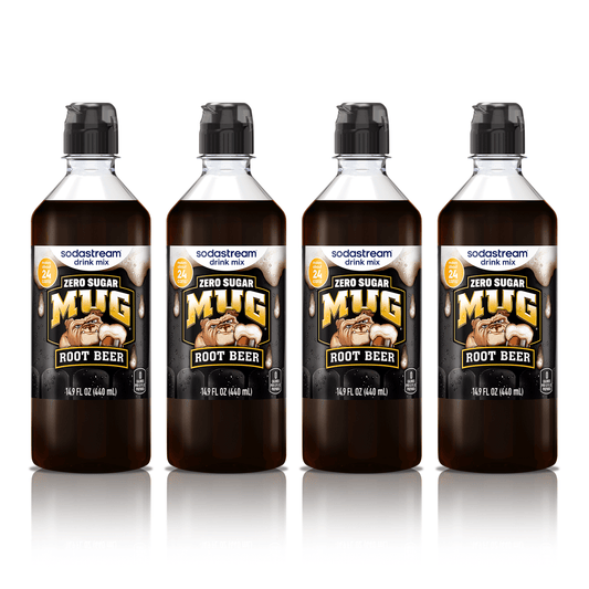 Sodastream MUG® Root Beer Zero Sugar Drink Mix 4 Pack 440ml