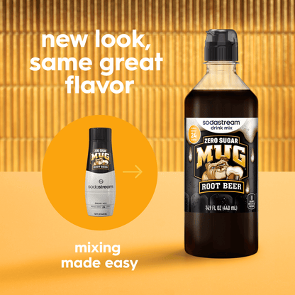 Sodastream MUG® Root Beer Zero Sugar Drink Mix 440ml