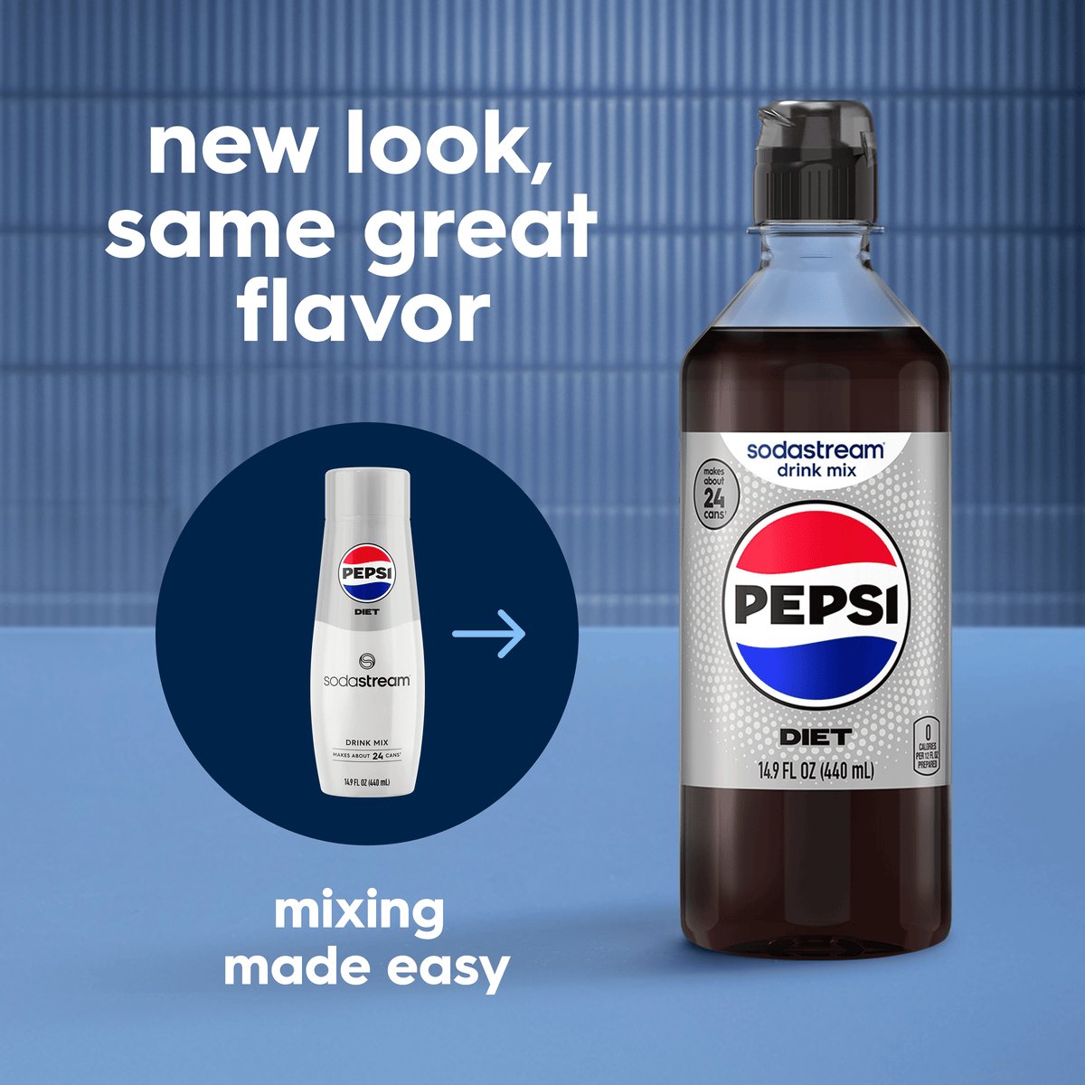 Sodastream Diet Pepsi Drink Mix 440ml