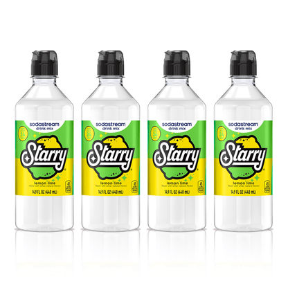 Sodastream STARRY® Lemon Lime Drink Mix 4 Pack 440ml