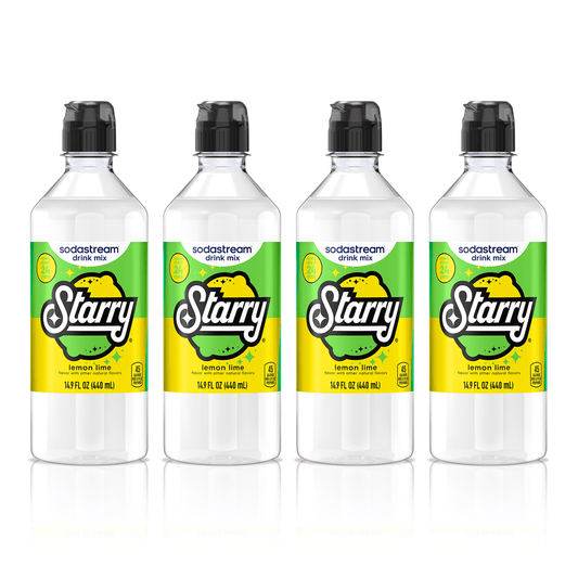 Sodastream STARRY® Lemon Lime Drink Mix 4 Pack 440ml
