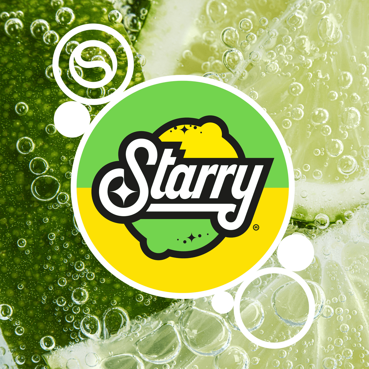 Sodastream STARRY® Lemon Lime Drink Mix 4 Pack 440ml