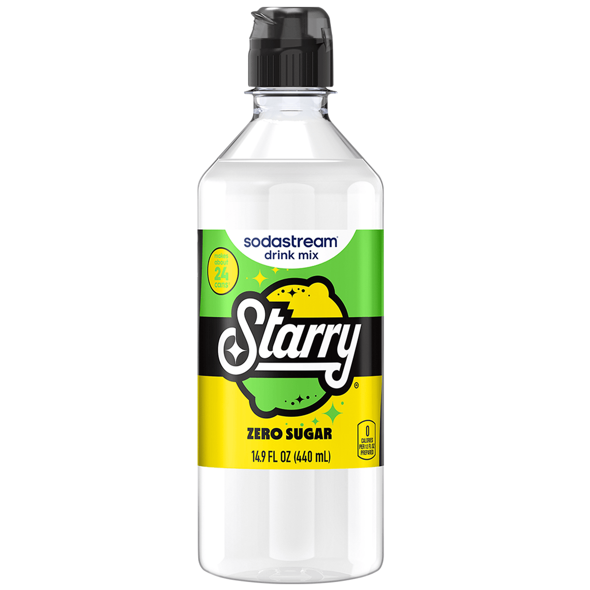Sodastream STARRY® Lemon Lime Zero Sugar Drink Mix 440ml