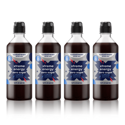 Sodastream Classics® Xtreme Energy Zero Sugar Drink Mix 4 Pack 440ml