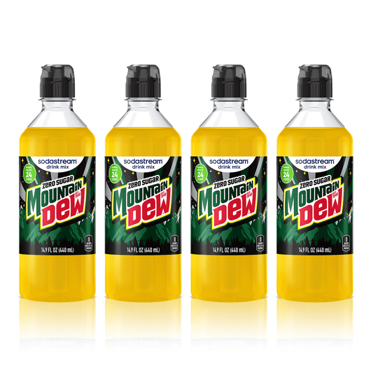 Sodastream MTN DEW Zero Sugar Drink Mix 4 Pack 440ml