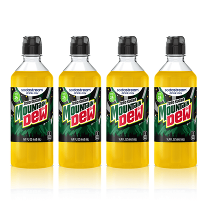 Sodastream MTN DEW Zero Sugar Drink Mix 4 Pack 440ml - Reward