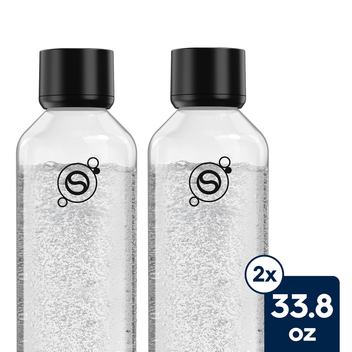 Sodastream Fresh™ Sparkling Water Bottle Twin Pack Black 1L