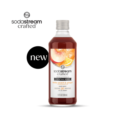 Sodastream Crafted® Mixers White Peach & Ginger Cocktail Mixer 330ml