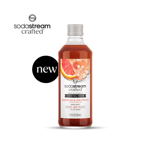 Sodastream Crafted® Mixers Grapefruit & Elderflower Cocktail Mixer 330ml