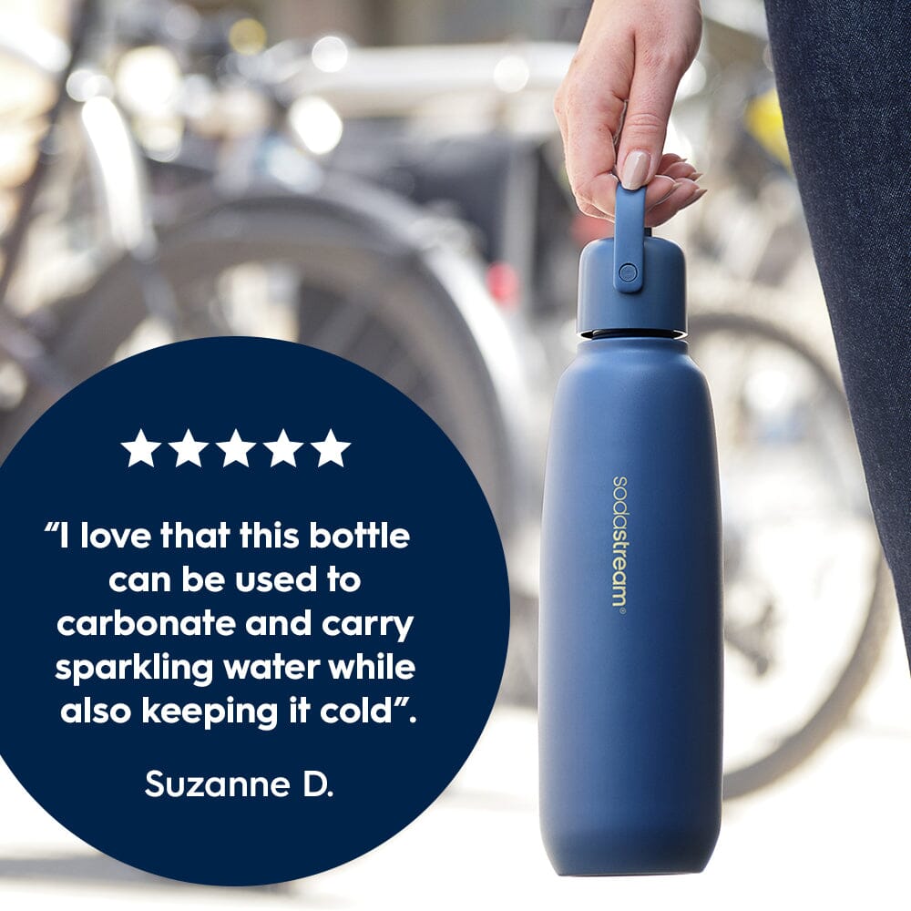 Sodastream Fizz & Go™ Insulated Stainless Steel Bottle Storm Blue 30.4 oz - Reward