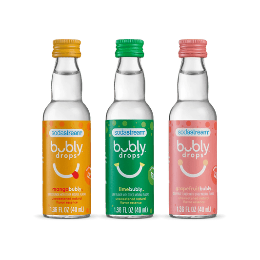 Sodastream bubly drops® Tropical Thrill Variety Natural Flavor Essence 3 Pack 40ml - final sale