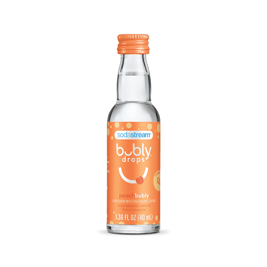 Sodastream bubly drops® Peach Natural Flavor Essence 40ml - final sale