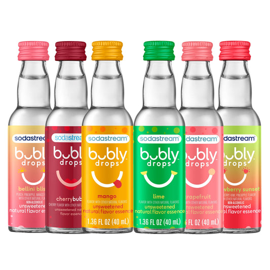 Sodastream bubly drops® Variety 6 Pack Natural Flavor Essence 6 x 40ml - Reward