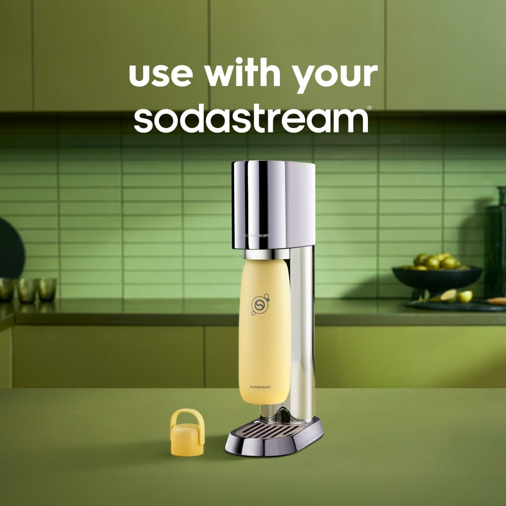 Sodastream Fizz & Go™ Insulated Stainless Steel Carbonating Bottle Lemon 30.4 oz