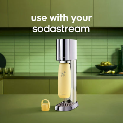 Sodastream Fizz & Go™ Insulated Stainless Steel Carbonating Bottle Lemon 30.4 oz