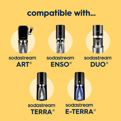 Sodastream Fizz & Go™ Insulated Stainless Steel Carbonating Bottle Lemon 30.4 oz