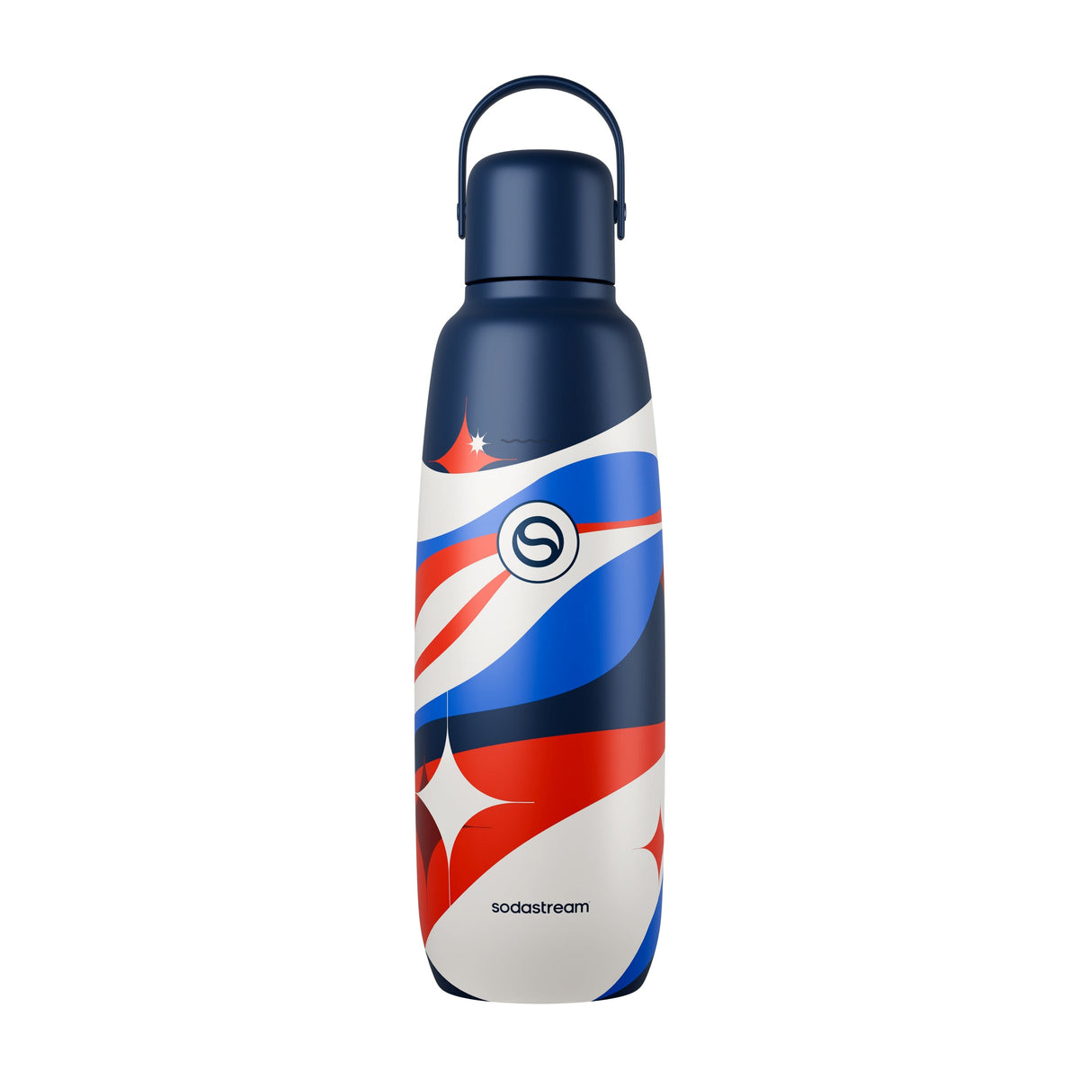 Sodastream Fizz & Go™ Insulated Stainless Steel Carbonating Bottle USA 250th 30.4 oz
