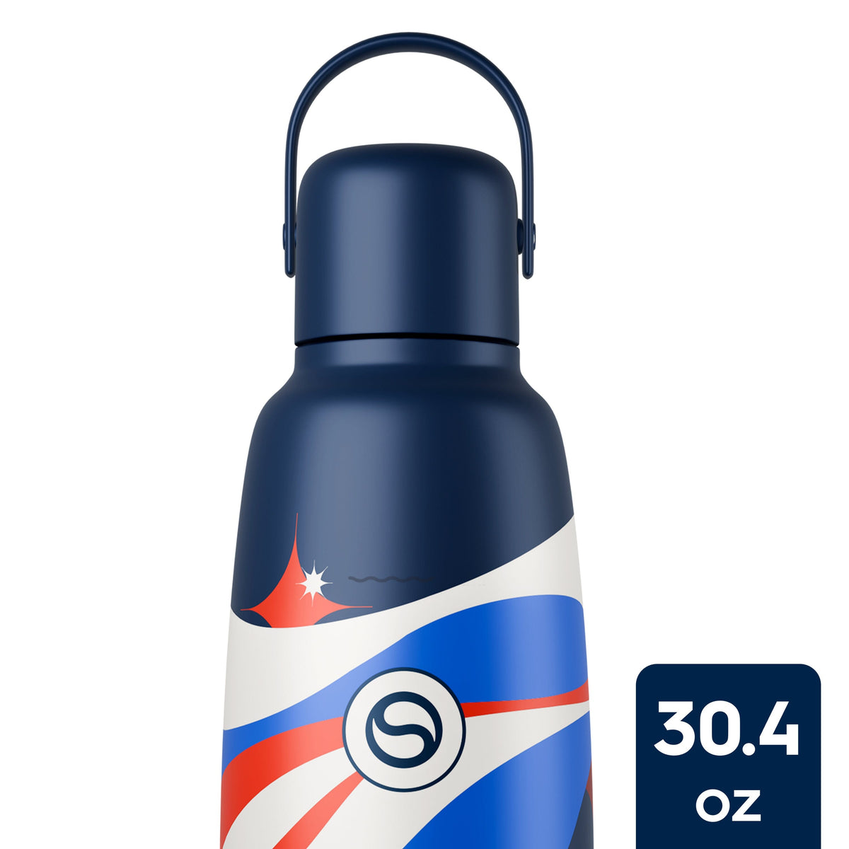 Sodastream Fizz & Go™ Insulated Stainless Steel Carbonating Bottle USA 250th 30.4 oz