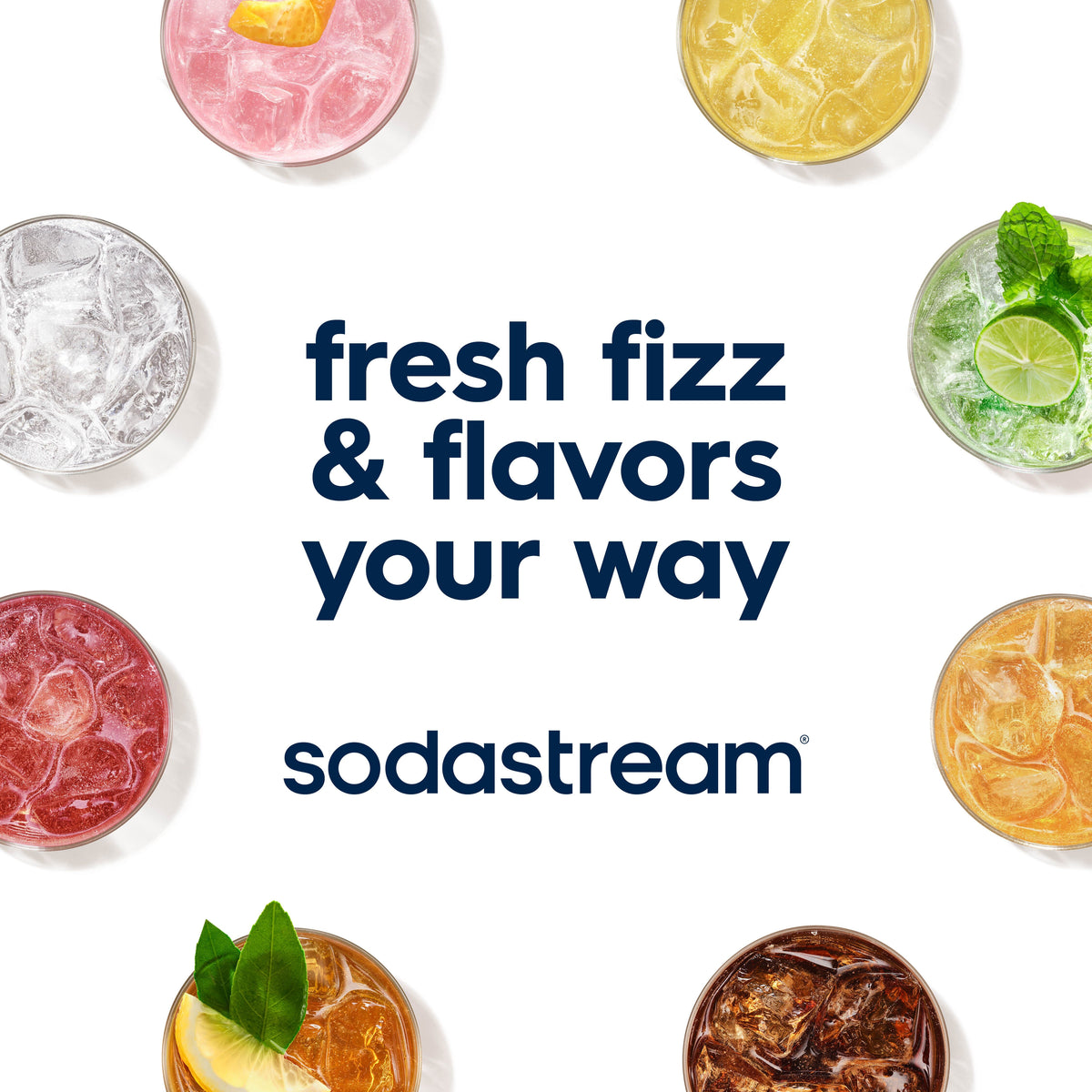 Sodastream bubly drops® Tropical Original Variety Natural Flavor Essence 6 Pack 40ml - final sale